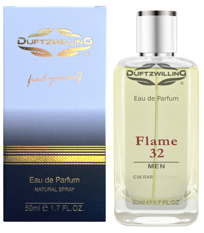 C36-RAR-Men-Flame32-50ml-DuftzwillinG-Herren-Parfum FLAME 32 - Eau de Parfum für HERREN von DuftzwillinG ® | C36 RAR Men