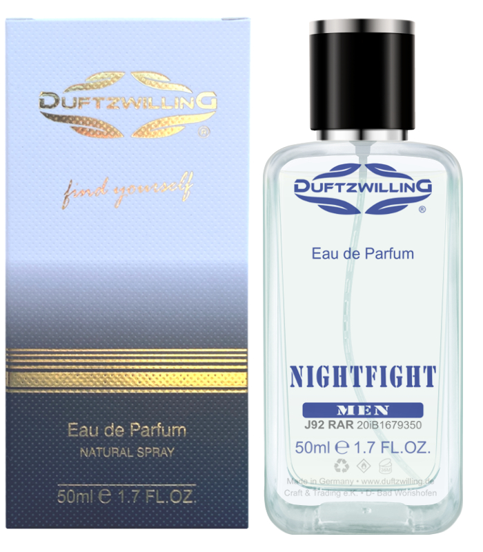J92-RAR-Nightfight-MEN-HerrenParfum-DuftzwillinG NIGHTFIGHT - Eau de Parfum für HERREN von DuftzwillinG ® | J92 Men RAR