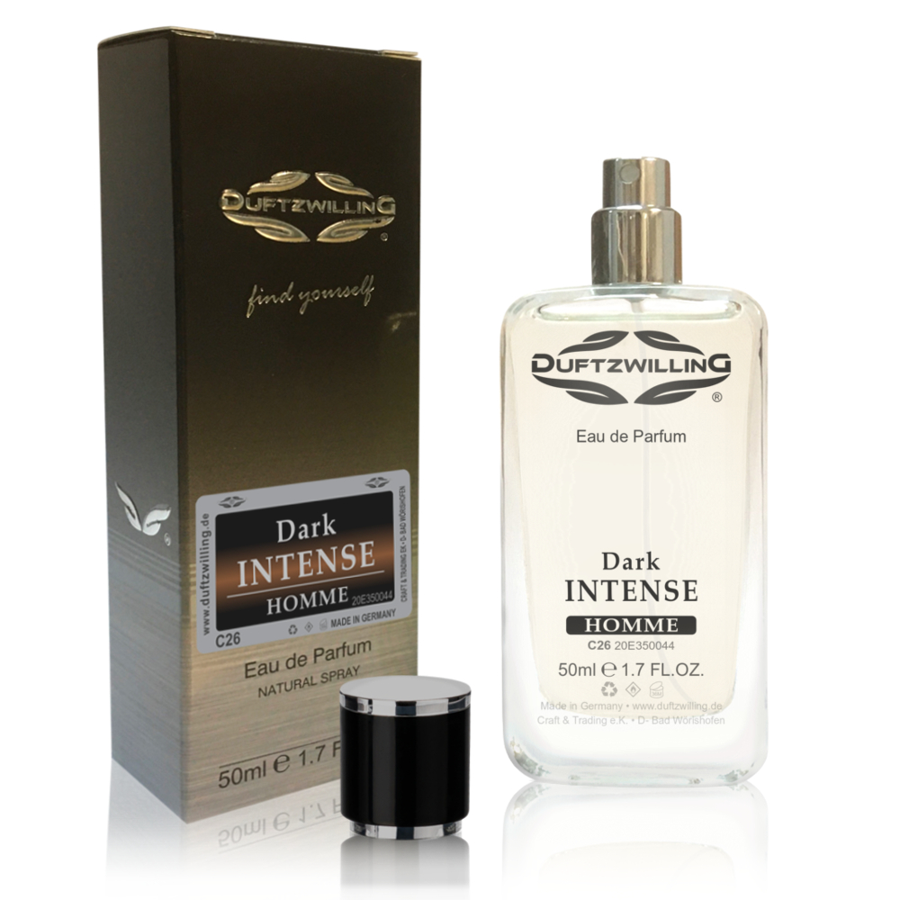 i-C26-50ml-DARK-INTENSE-HOMME-von-DuftzwillinG-Parfums DARK INTENSE Eau de Parfum für HERREN von DuftzwillinG ® | Nobren C26 MEN