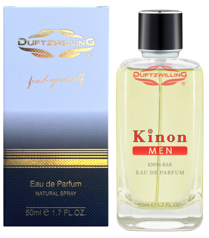 KM96-RAR-Men-KINON-50ml-DuftzwillinG-Herren-Parfum Kinon MEN - Eau de Parfum für HERREN ~ frisch-würzig-holzig | KM96 RAR