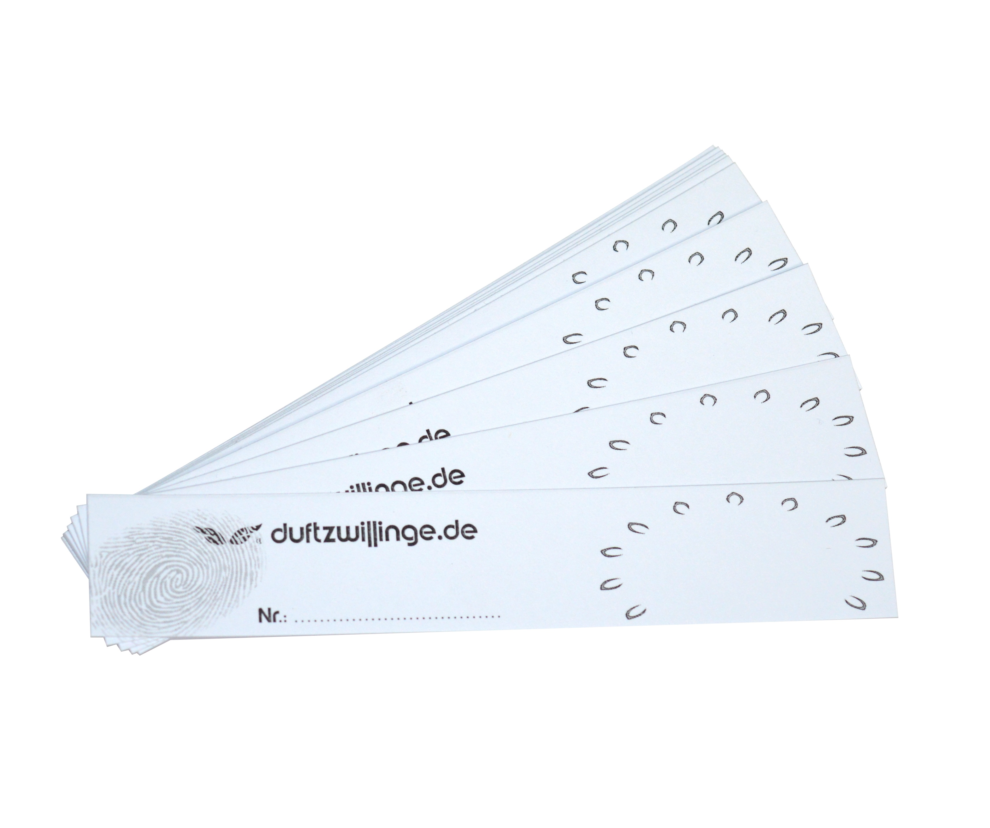 12 Stück Duftstreifen Riechstreifen Parfüm-Teststreifen Papierstreifen [ 12x ]